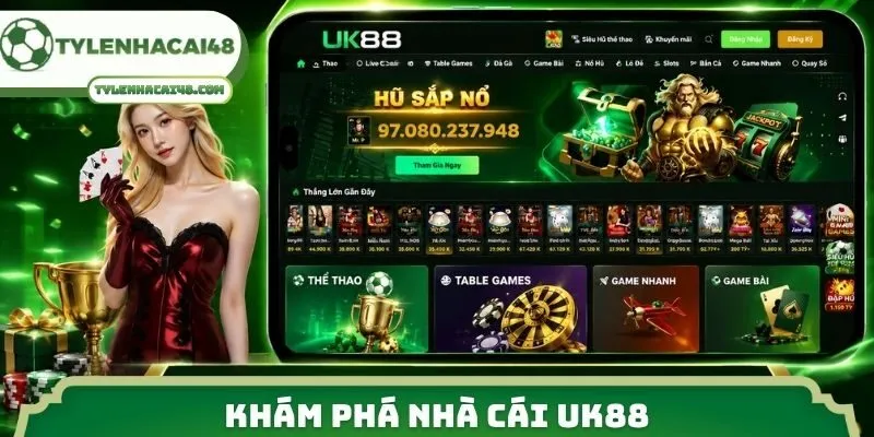 Khám phá nhà cái UK88