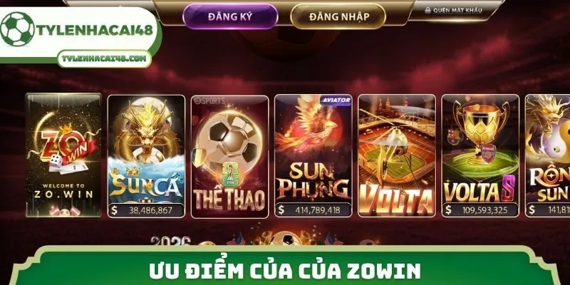Ưu điểm của của Zowin